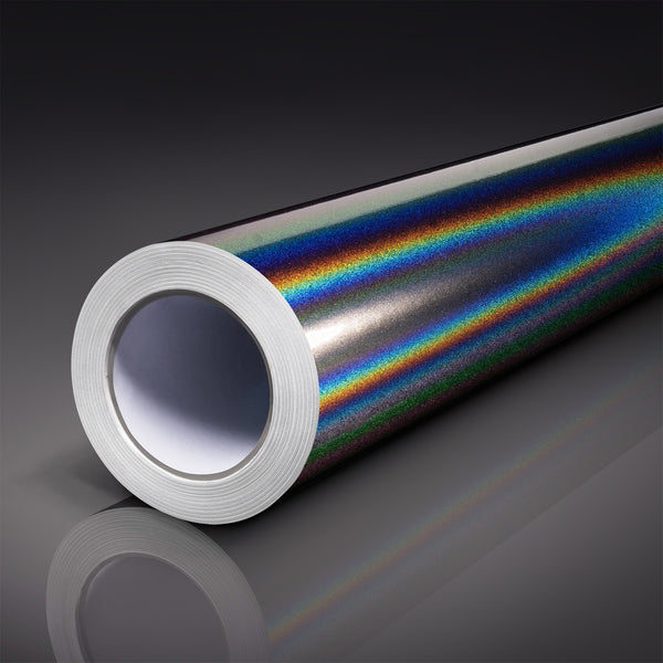 Gloss Laser Rainbow Gray – tinybotvinyl