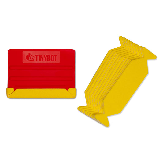 Red Flex Squeegee With Felt Replacement