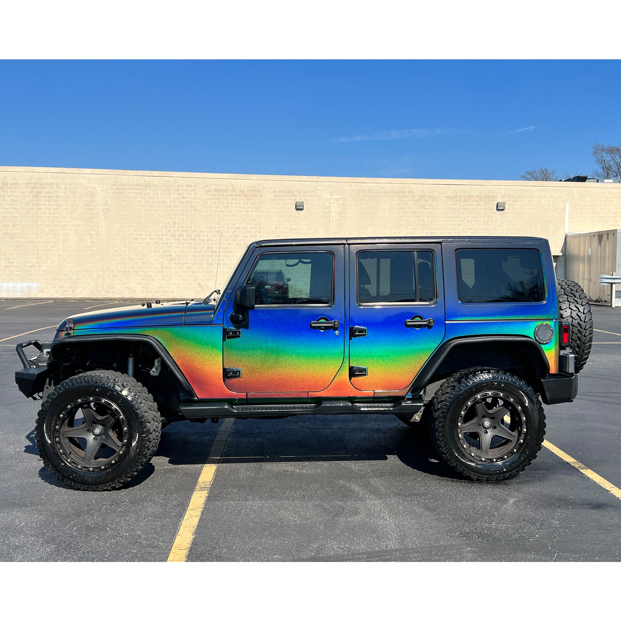 Gloss Laser Rainbow Gray – tinybotvinyl